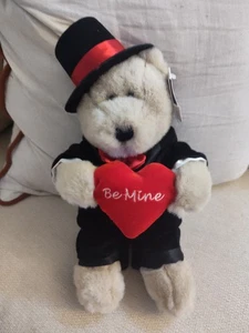 Starbucks Bearista Valentine Bear Be Mine Smoking 2002 18th Edition Plüsch Stofftier - Bild 1 von 8