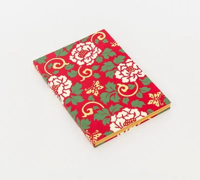 Haibara Chiyogami Photo Frame Peony, Dual Window, Handmade in Japan - Image 1 of 4