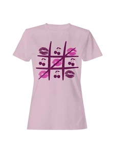 Tic Tac Toe Cherries & Kisses Damen T-Shirt - Bild 1 von 6