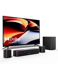 Soundbar 5.1ch Compatibile con Dolby Atmos Impianto Surround Sound bar per TV - Foto 1 di 12