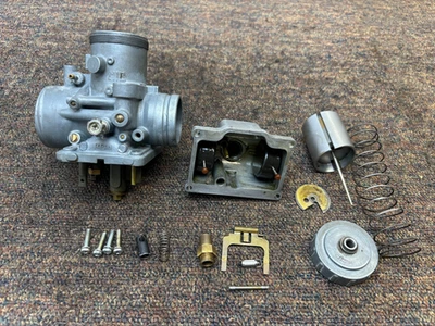 #1 1990-93 Polaris Trail Boss 350L cuerpo de carburador flotador cuenco NECESITA LIMPIEZA Foto 1 de 4