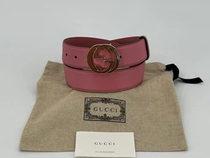 Neu Luxury  Original GUCCI Damen  Gürtel 546386 Interlocking G- Gr-90 cm - Picture 1 of 6