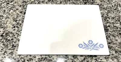 Corning Ware васильковый синий портативный настольный экономитель 11 дюймов x 15 дюймов MCM - Изображение 1 из 4