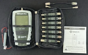 Greenlee NetCat NC-500 Kabeltester & Zubehörset - Bild 1 von 7