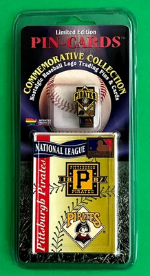 PITTSBURGH PIRATES 1995 限量版纪念收藏别针和卡 — 第 1/2 张图片