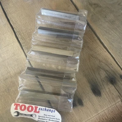 5 Pc 3/8”x3/8”x 3" 10% Cobalt Steel Square Tool Bit Lathe Fly Cutter Mill - Image 1 of 2