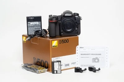 哇! 完好尼康美国 D500 仅 13,969 张照片,盒装电池和充电器已测试 D 500 — 第 1/4 张图片