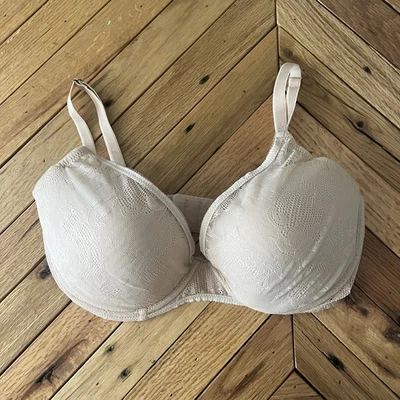Sujetador Natori Talla 34DD Nude Doblado Impecable Con Aros Encaje Sumergir Demi 7117156 Foto 1 de 4
