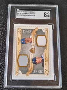 2009 SP Legendary Cuts Generations Justin Verlander/Jack Morris Jersey Tigers - Picture 1 of 2