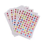 6Pcs Stickers Sparkle Star Decorative Self Adhesive Assorted Color Paster Kids