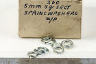 5mm square section spring washes zinc plated