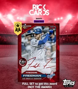 ⭐TOPPS BUNT DIGITAL Post Season 22 ALL SUPER RARE SET (240 cards)⭐ - Picture 1 of 1