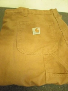 Carhartt 383-51 LIGHTWEIGHT CANVAS DUCK CARPENTER PANTS (PICK YOUR SIZE) NEW* - Picture 1 of 3