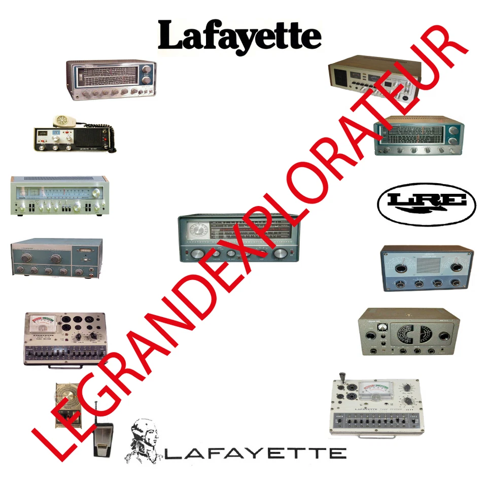 Ultimate Lafayette Radio Operation Repair Service Manual & Schematics  on DVD - Image 1 of 1