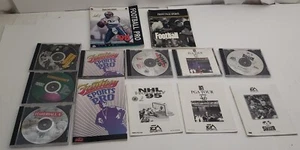 Retro Menge 6 Big Box PC Spiele & Handbücher NHL Hockey Fußball Golf mit Anleitungen  - Bild 1 von 5