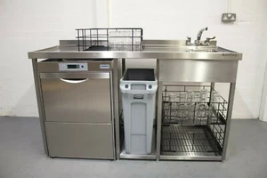 Glass Wash Station For 500 Basket Machine - Picture 1 of 12