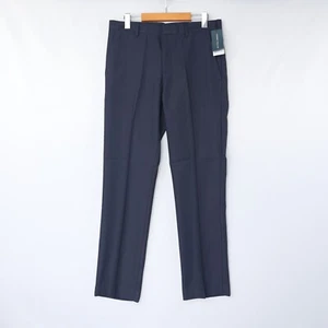 Perry Ellis Dress Pants Slim Fit Mid Rise Skinny Dark Navy Blue Mens Size NWT - Picture 1 of 58