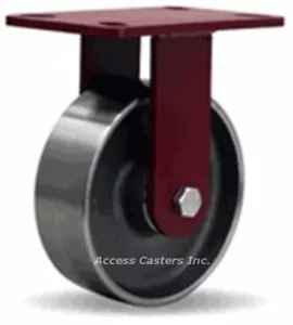 Rueda rígida Hamilton HS R-HS-6FSB 6"" x 2"", acero forjado, 2.000 lb Capacidad - Imagen 1 de 2