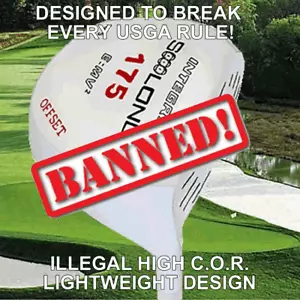 SLICE KILLER OFFSET ANTI-SLICE ILLEGAL DISTANCE NON-CONFORMING DRIVER PGA SHAFT - Picture 1 of 3