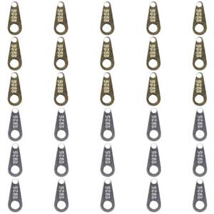 Brass End Tags Sterling Silver Tags Clasp Connector  Jewelry Accessories