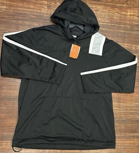 Nike Men’s Size XXL Black Logo Hoodie Sweater Pullover Vintage 2000s Gray Tag - Picture 1 of 13