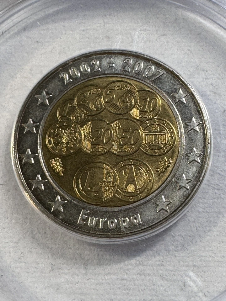 2007 Germany 2 Euro Probe Graded MS 65 by ANACS 5th Anniversary of the Euro - Image 1 of 4