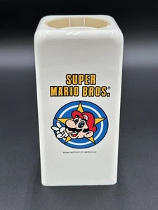 Vintage Nintendo Super Mario Bros 1989 Dixie Cup Pop Up Dispenser - Picture 1 of 15