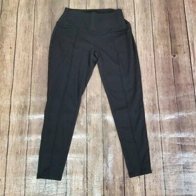 Apt. 9 Leggings Mujer SS Cortos Pequeños Negros Sólidos Elastizados Cintura Elástica tiro Medio Foto 1 de 4