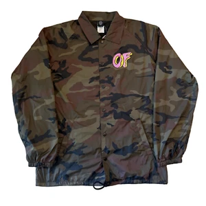 Odd Future Camo Coach Jacket (Size: L) - Picture 1 of 2