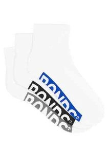 Bonds Cushioned 1/4 Crew Size 11 - 14 White Cotton Australian Made Sock 3 Pack - Picture 1 of 8