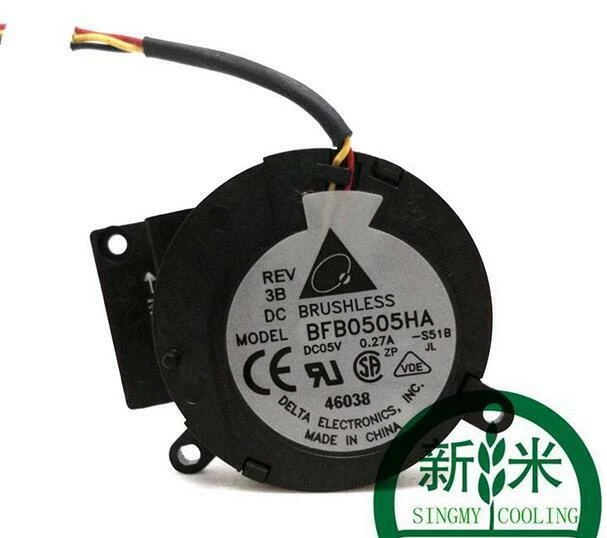 Dell C600 DC 5v 0.27a 3-Wire 3Pin Cooling Fan BFB0505HA Laptop Cpu Cooling FAN - Image 1 of 4