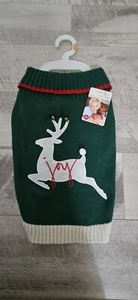 ED Ellen Degeneres Pet Christmas Sweater Joy Medium NWT - Picture 1 of 2