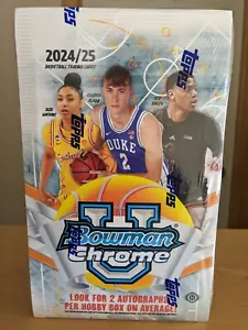 2024-25 Bowman U Chrome Basketball 💎 Factory Sealed Hobby Box 💎2 Autos 🔥 - Picture 1 of 2