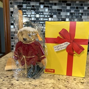 Steiff Elf Teddy Bear Margaret Strong Museum 0155/22 Mohair Germany New in Box - Picture 1 of 6