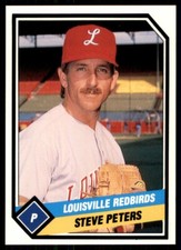 1989 CMC Louisville Red Birds Steve Peters Louisville Redbirds #9