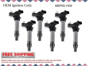 Juego de 6 bobinas de encendido para Chevrolet Buick Pontiac GMC 2007-15/OEM 099700-1430 - Imagen 1 de 3
