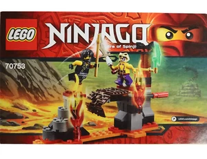 LEGO NINJAGO Masters of Spinjitzu 70753 Lavafälle NUR ANLEITUNG - Bild 1 von 3