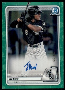 2020 Bowman Chrome Prospect Autographs Green Refractors #CPAJBE James Beard /99