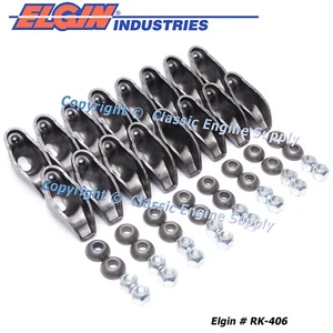 Juego de 16 brazos de rock hechos en EE. UU. para motores Chevy 348 y 409 1958-1965 - Imagen 1 de 3