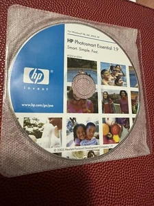 CD HP PHOTOSMART ESSENTIAL 1.9 photo organizing SOFTWARE Win 98 ME 2000 XP NEW - Picture 1 of 2