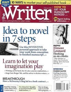 Writer Magazine Idea to Novel in 7 Steps Elmore Leonard Charles Baxter 2011 - Imagen 1 de 8