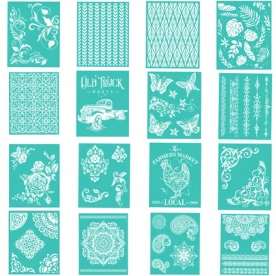 8 x 10 Zoll DIY Siebdruck Schablonen Wiederverwendbar Selbstklebend Siebdruck - Bild 1 von 4