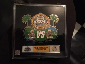 Super Bowl XXXV11 Commemorative Puzzle Pin Rare - Picture 1 of 1