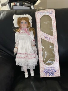 Vivian, 15" Victorian Collector Series Porcelain Doll - Picture 1 of 2