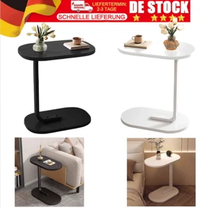 C Form Betttisch Beistelltisch Kaffeetisch Sofatisch stylischer Couchtisch Klein - Bild 1 von 15