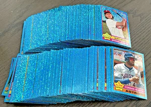 2025 Topps Heritage CHROME BLUE SPARKLES 1-500 You Pick Complete Your Set - Picture 1 of 1