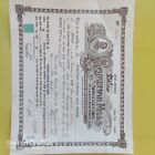 Share Certificate Document Autograph Sign RAJKUMAR MILLS Scripophily collection