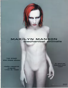 Anuncio de animales mecánicos de Marilyn Manson 1998 - Imagen 1 de 1