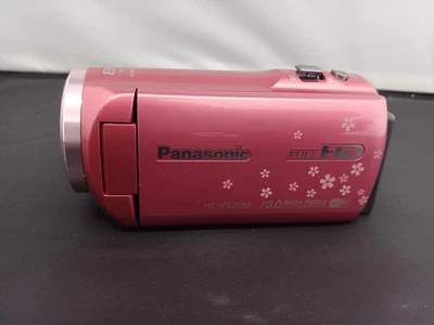 Panasonic HC-V520M Pink Floral Digital HD Video Camera 50x Optical Zoom W/Box - Image 1 of 4
