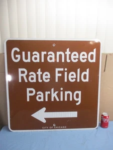 Garantierter Preis Field Parking Arrow Chicago White Sox Blechschild 30" NICHT MEHR ERHÄLTLICH - Bild 1 von 6